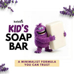 Organic lavender scented soap bar packaging
