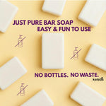 Natural skincare bar for children and daily use