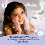 Childs Farm lavender moon milk bath soak texture