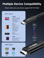 The premium metal connector housing of the JSAUX Thunderbolt compatible adapter cable.