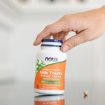 Now Foods silymarin flavonoids 600 milligrams supplement facts display