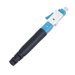 Detailed view of LC UPC connector mechanical alignment mechanism