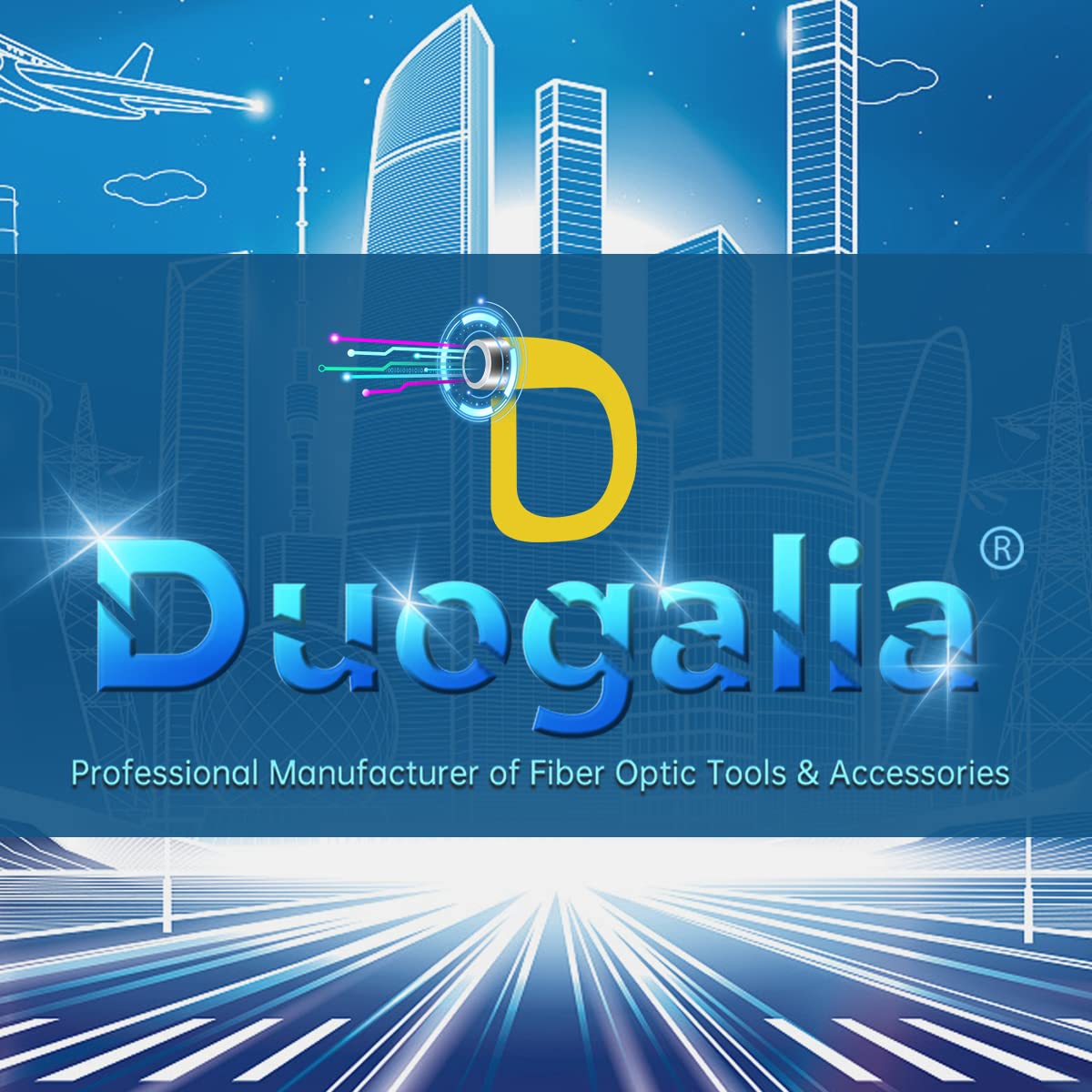 Fiber optic installation process using Duogalia connector tools
