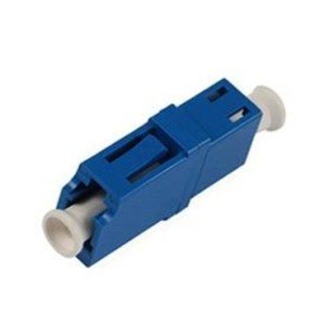 Side profile of commercial grade LC fiber adapter