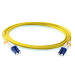 KeepFly fiber optic cable yellow LSZH jacket texture
