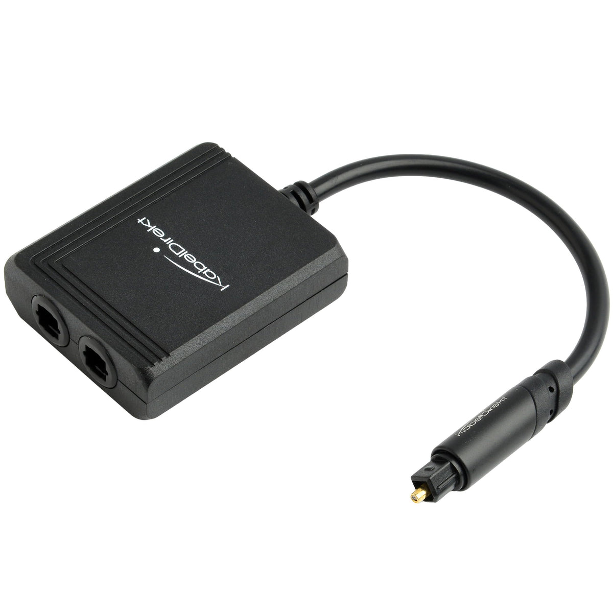Side profile of KabelDirekt SPDIF optical signal splitter