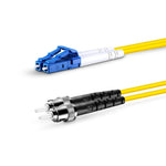 Fibergaga fiber cable coiled to show flexibility
