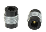 Accessonico Toslink digital audio coupler 2 pack black