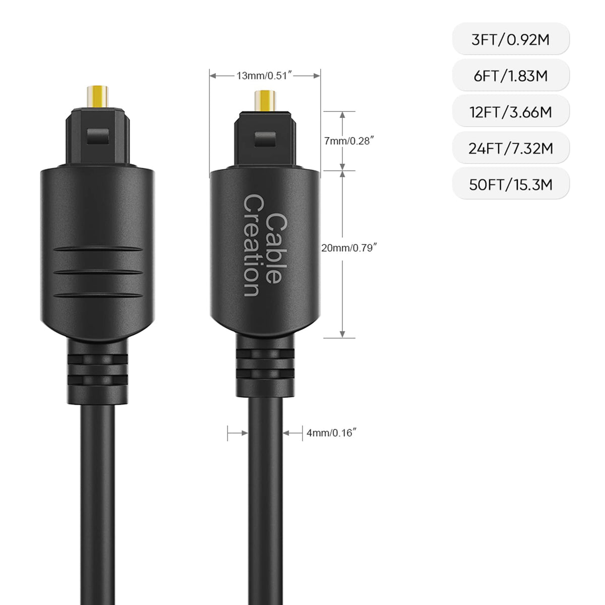 High quality fiber optic cable for gaming consoles
