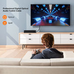 CableCreation audio cable used with gaming console setup.