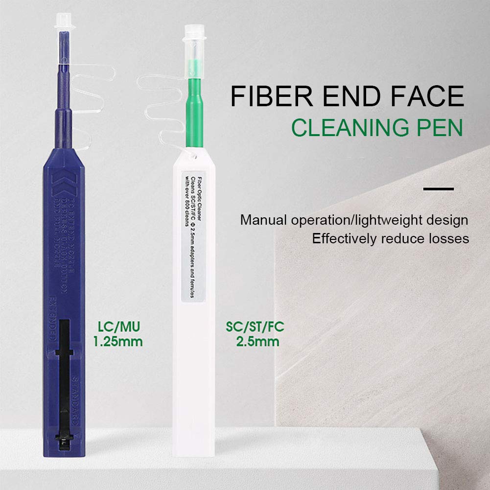 Calidaka white 2.5mm fiber optic cleaning pen