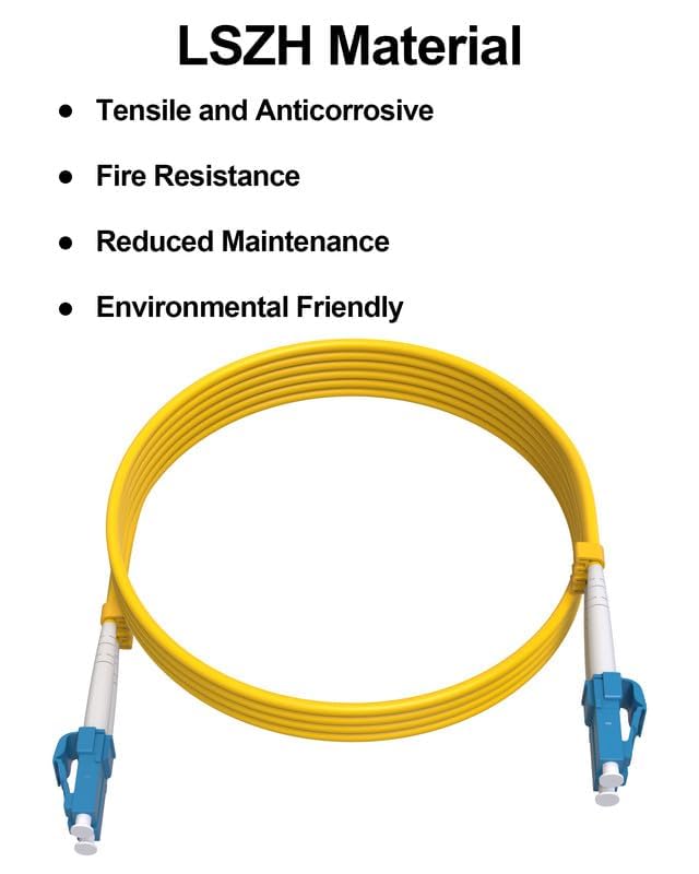 Vandesail duplex fiber cable connected to SFP module