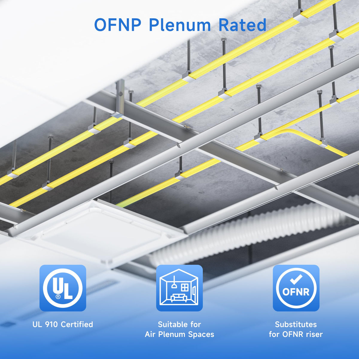 Cable Matters fiber optic cable duplex zipcord design detail