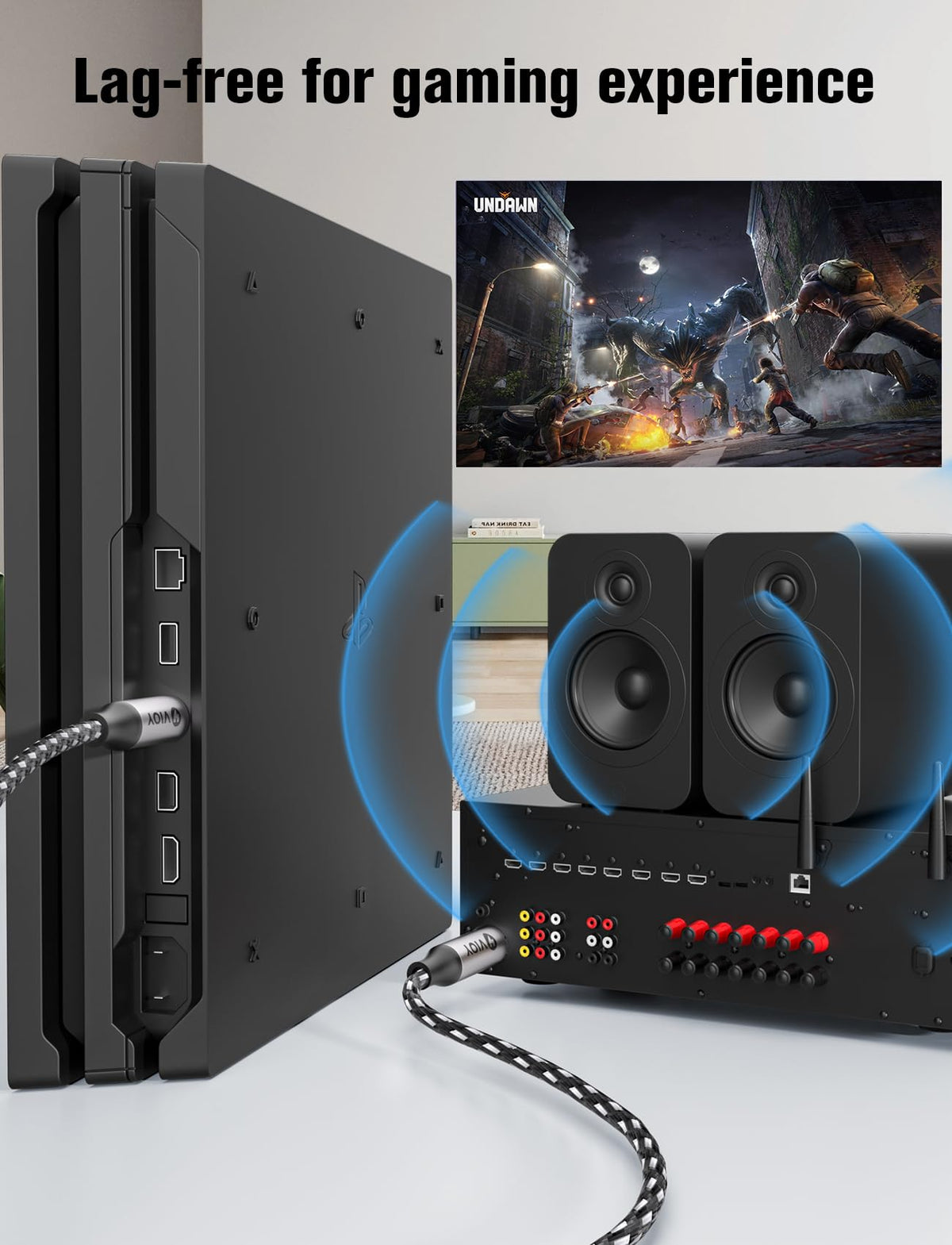 Vioy spdif cable compatible with gaming consoles
