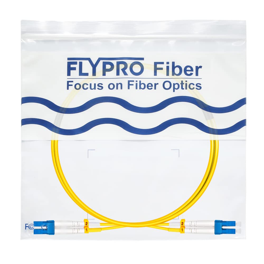 FLYPROFiber single mode patch cable packaging and contents