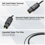 DteeDck gold plated toslink connector closeup