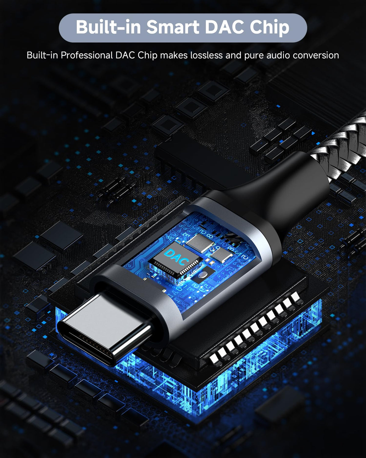 ZOOAUX PRO braided cable texture and durability