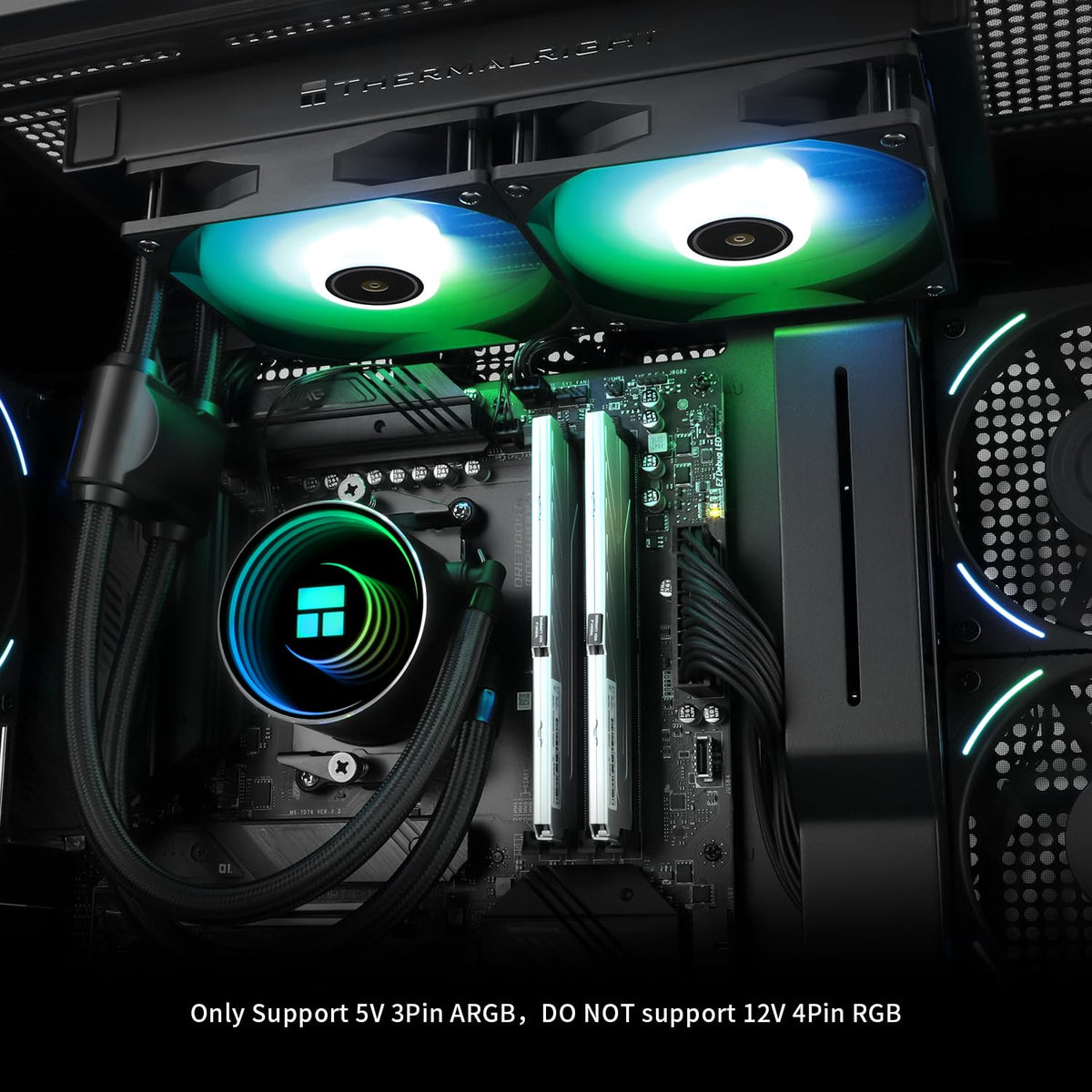 Thermalright liquid cooling kit mounting hardware and accessories overview