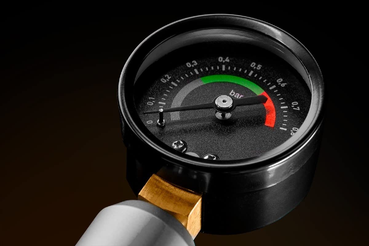 EK custom computer cooling pressure gauge tool with non return valve