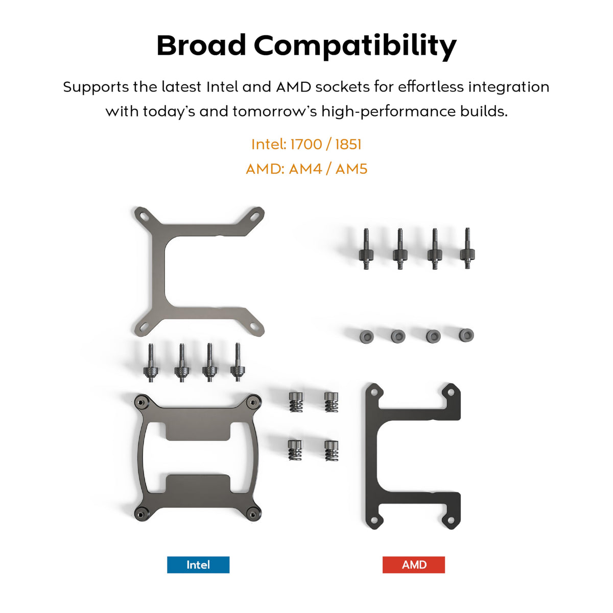 Montech LightFlow ARGB 360 white liquid cooler installed in a desktop build demonstrating custom lighting effects.