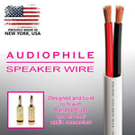 National Wire and Cable audiophile speaker wire packaging label