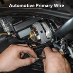 Flexible PVC jacket detail on 18 AWG stranded wire
