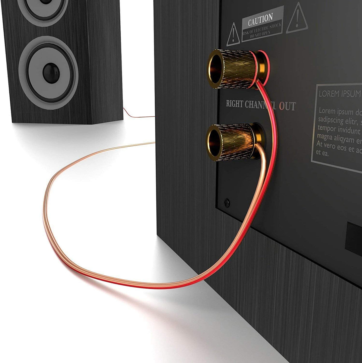 KabelDirekt high fidelity speaker cable for home theater systems