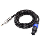 Close up of Cable Matters locking NL4FC Speakon connector