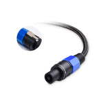 Durable braided texture of the Cable Matters speaker cable