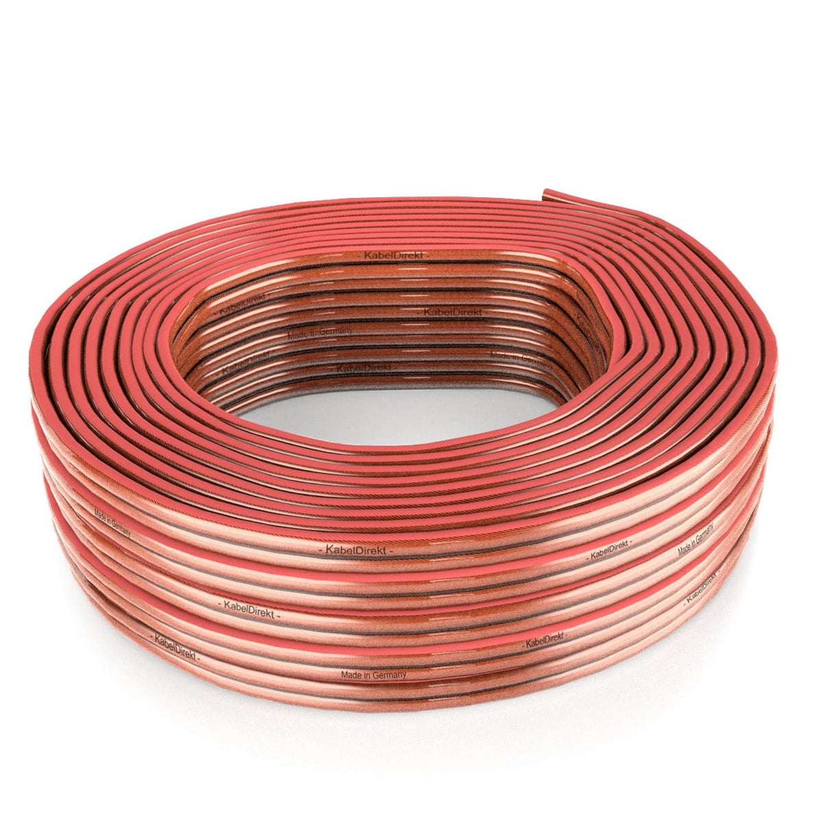 German engineered KabelDirekt speaker cable insulation details