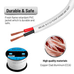 Adilswil 50 feet low voltage wire spool side profile