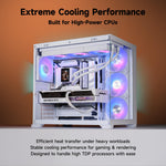 Backplate and mounting hardware breakdown for the PCCOOLER DC360 Pro ARGB CPU cooler