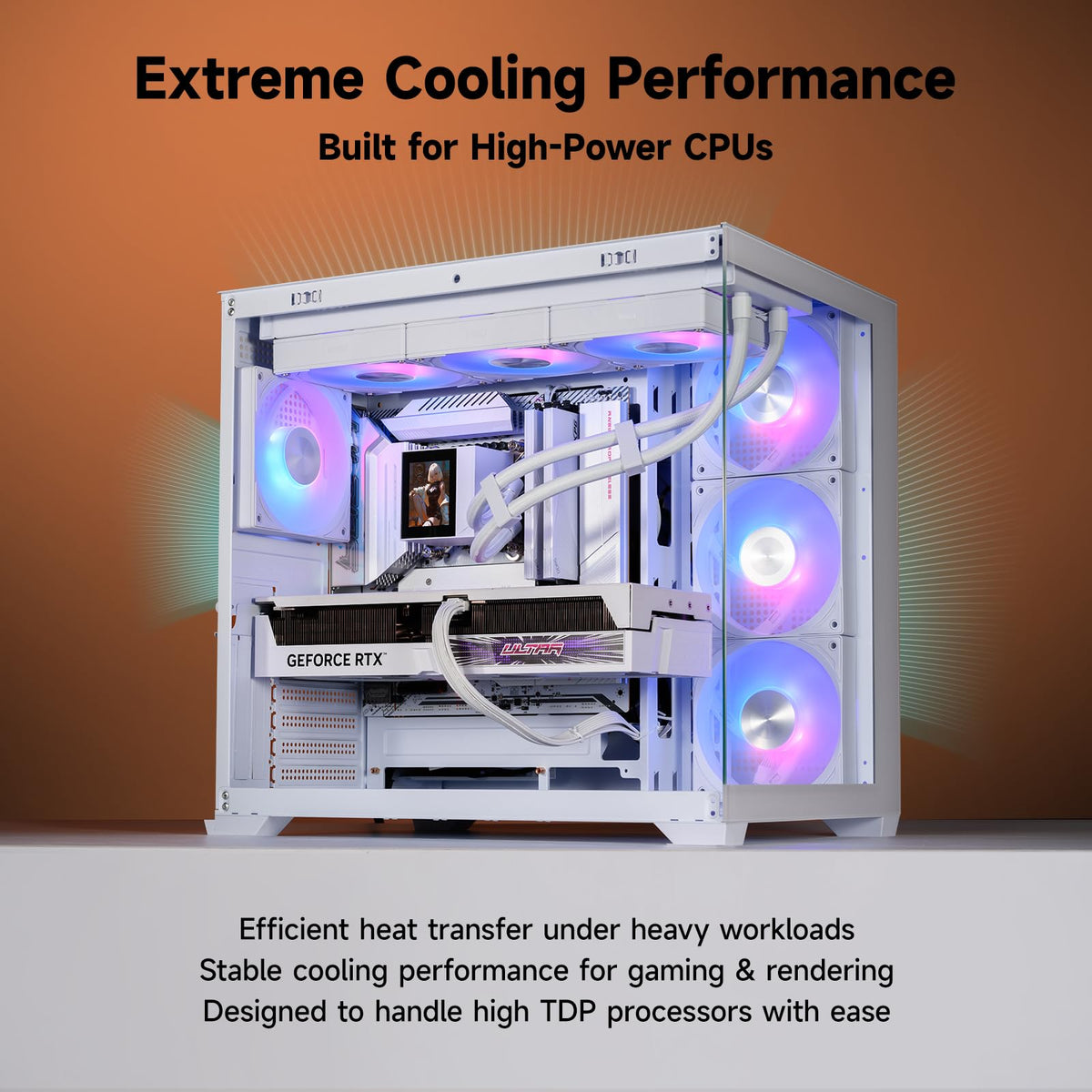 Backplate and mounting hardware breakdown for the PCCOOLER DC360 Pro ARGB CPU cooler