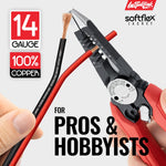 Install Link speaker cable with red and black polarity labeling