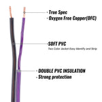 Sinus Live speaker wire showing 50 feet length label