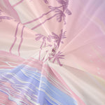 Two matching pink beach theme standard pillowcases included in the homewish set