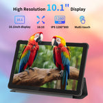 Close up of TabneraX tablet IPS HD display quality