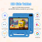 Wxunja kids tablet 10.1 inch display screen details