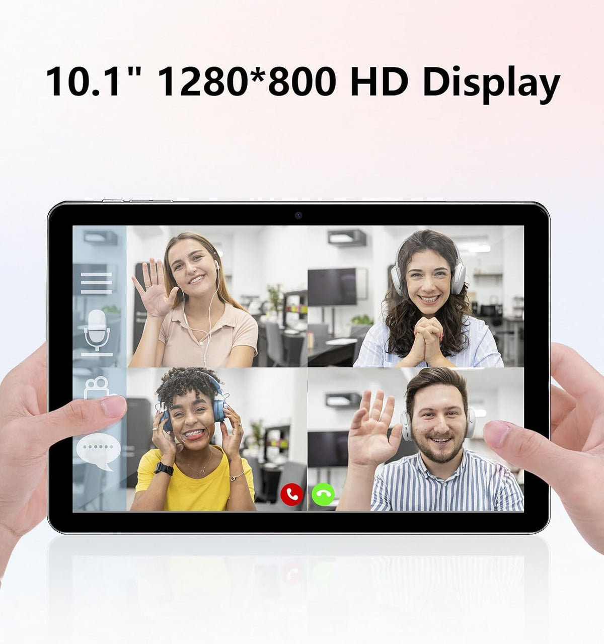Ecopad 10.1 Inch Android 15 Tablet rear camera design