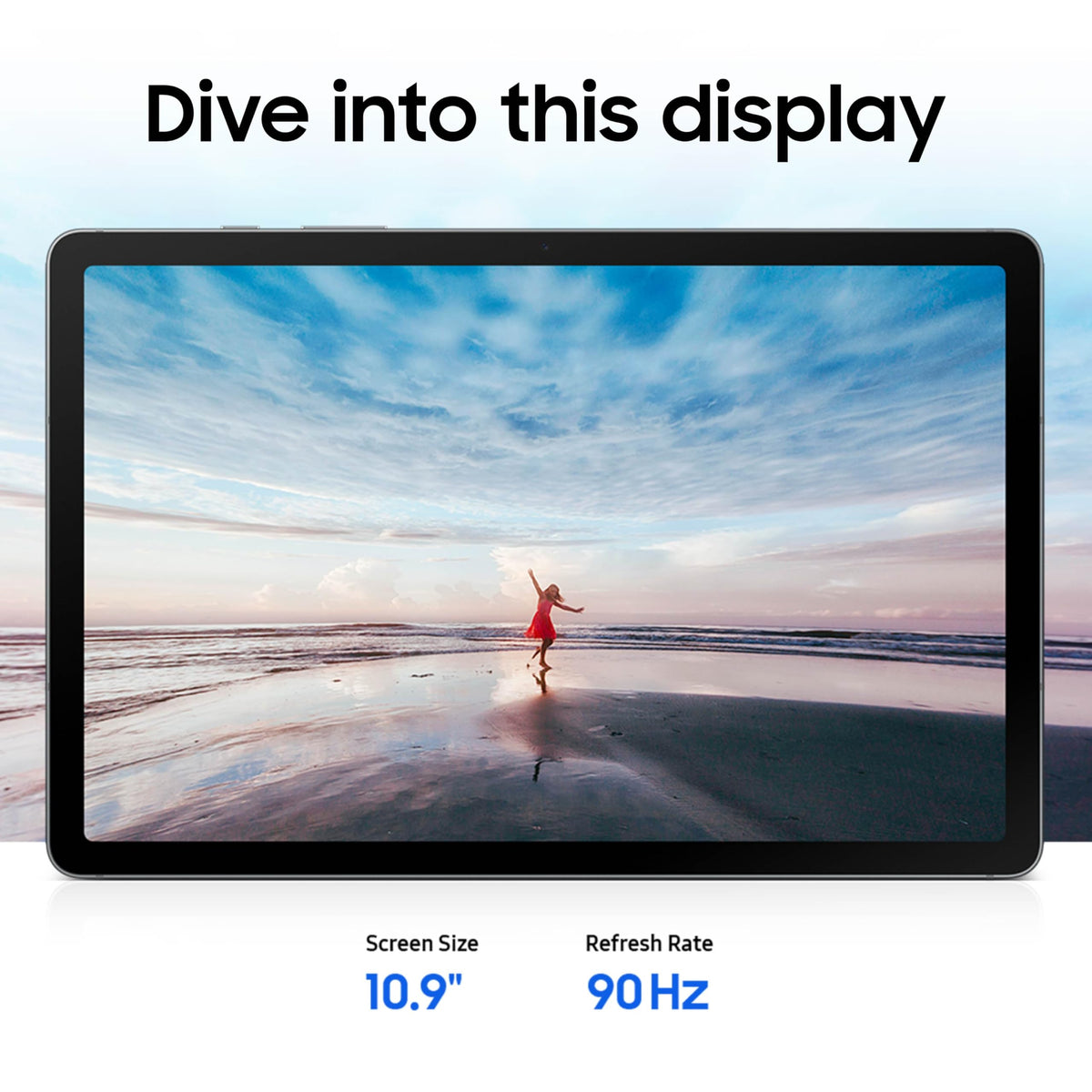 Samsung Galaxy Tab S10 Lite with S Pen side angle