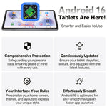 Sharecloud Android 16 tablet side profile and ports