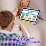 Urao 10 inch kids tablet display quality with educational apps