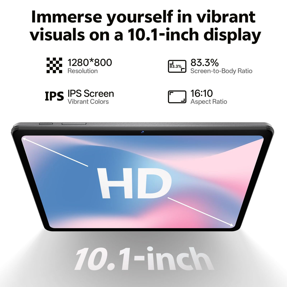 Sharecloud tablet showing thin bezel design