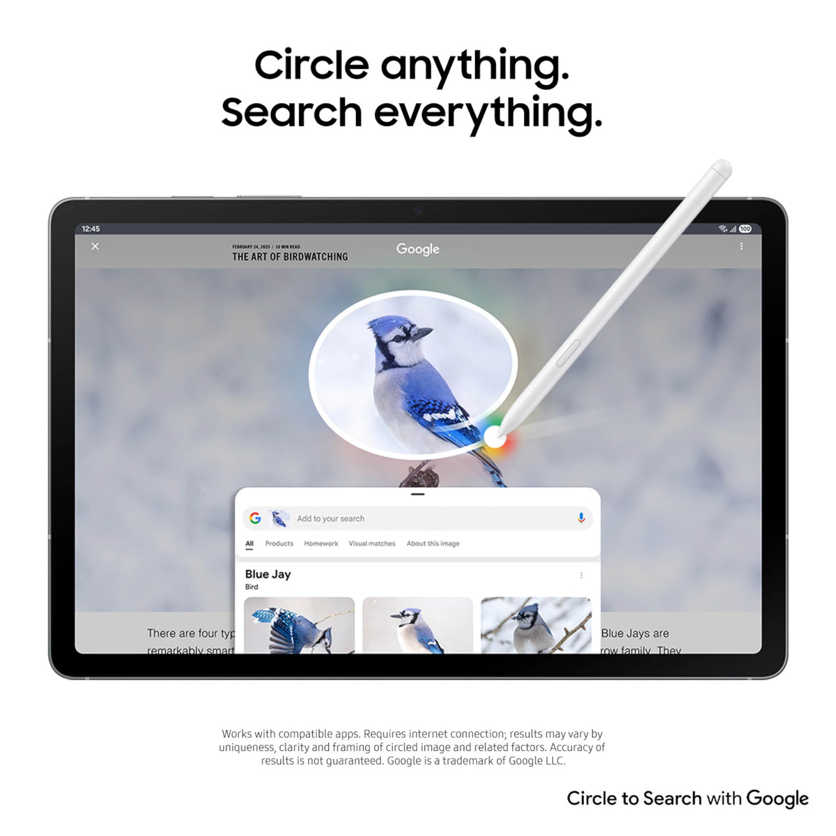 Samsung Galaxy Tab S10 FE screen displaying note-taking interface with S Pen