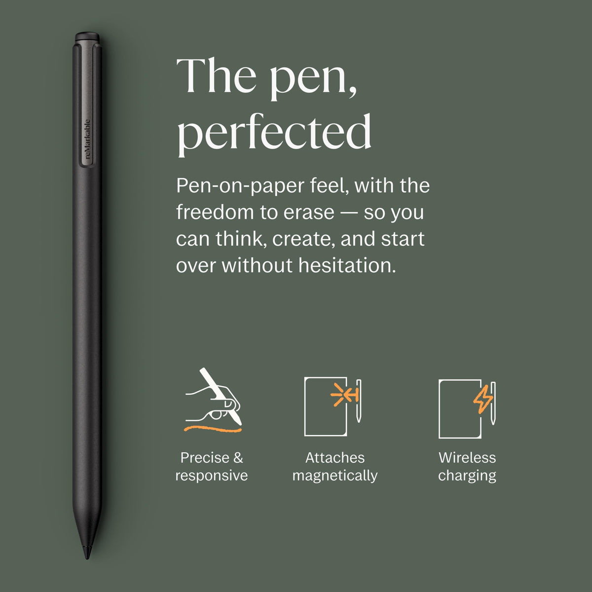 Back view of Remarkable Paper Pro featuring premium build quality