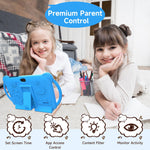 Side View of Peicheng Kids Tablet Showing Kickstand
