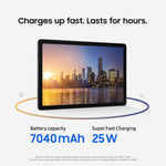 Samsung Galaxy Tab A11+ 90Hz display showing high resolution graphics