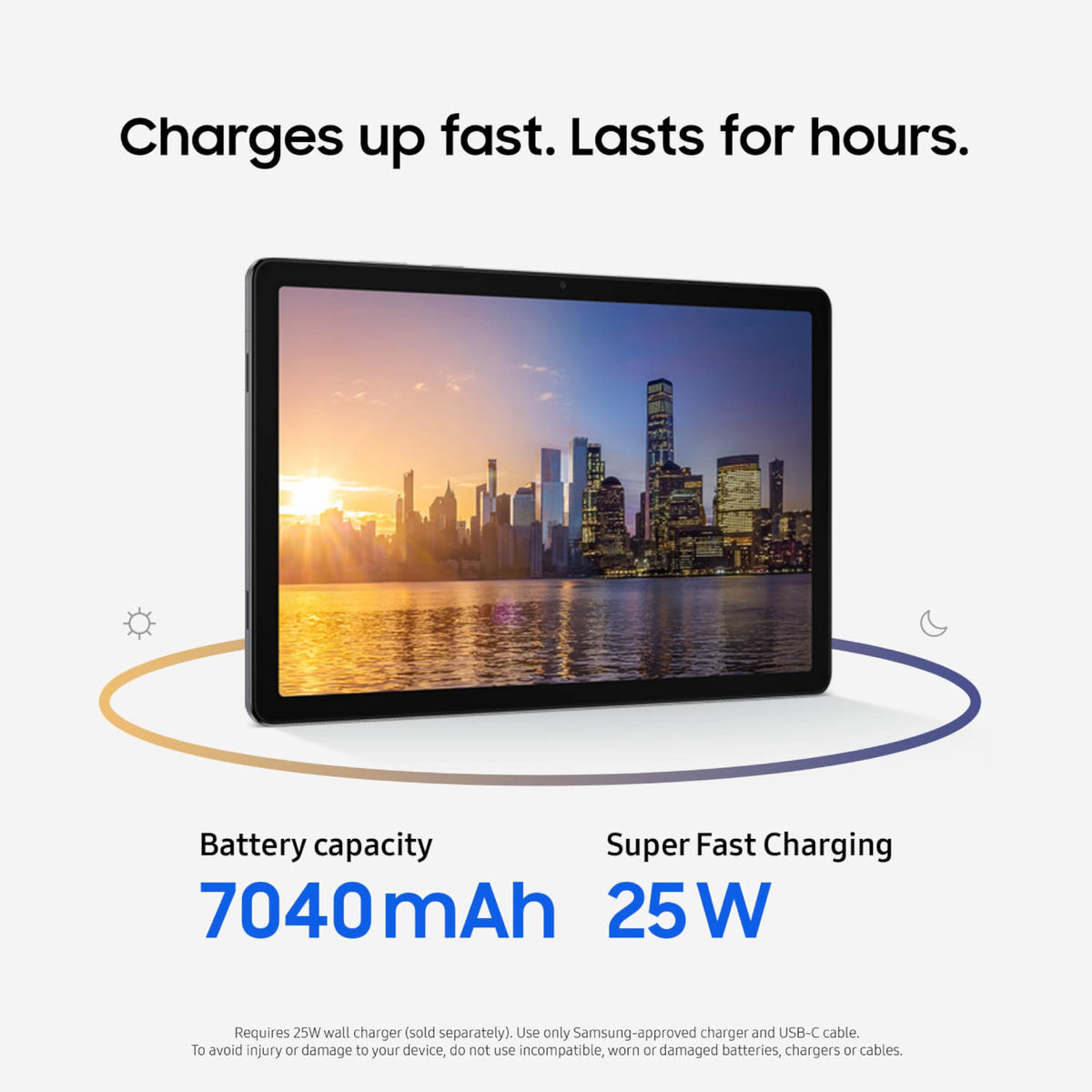 Samsung Galaxy Tab A11+ 90Hz display showing high resolution graphics