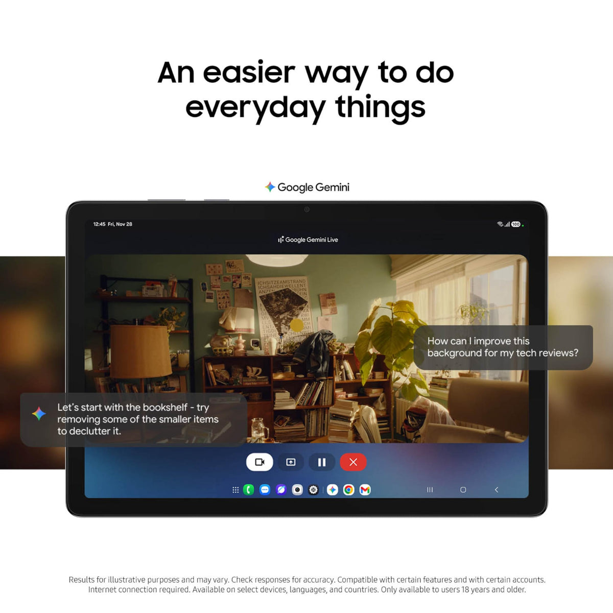 Galaxy Tab A11+ tablet used for study and note taking