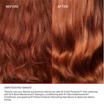 Concentrated lather of Olaplex Number 4 color safe strengthening shampoo